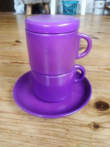 Nostalgische (filter)koffiemaker 1 pers. GRATIS dinerkaarsen beschikbaar voor biedingen