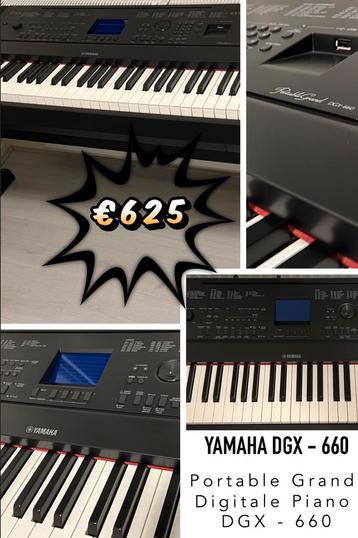 YAMAHA Grand Piano Portable Yamaha DGX660