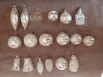 Kerst, zilverkleurig, 18 stuks, Verzenden, Nieuw