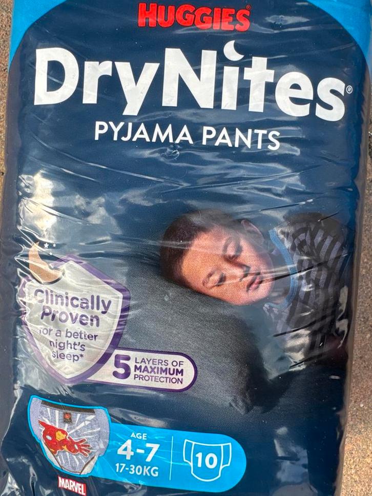 Luierbroekjes DryNites 6 pakken 4-7 jaar, Kinderen en Baby's, Babykleding | Overige, Nieuw, Jongetje of Meisje, Ophalen of Verzenden