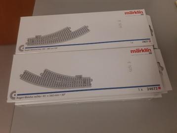 Märklin wissels 24671/24672 6x beschikbaar voor biedingen