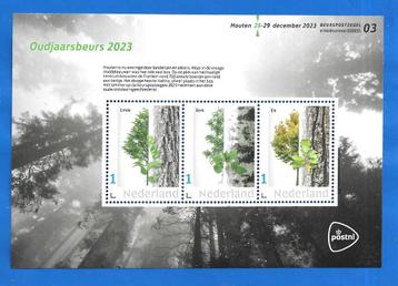 Beurspostzegels Oudjaarsbeurs nr. 3 2023 (postzegelvel)  beschikbaar voor biedingen