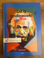 Dit is onderzoek! Ben Baarda - HBO Studieboek, Ophalen of Verzenden, Gamma, Zo goed als nieuw, HBO