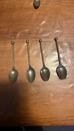 4 Potosi Silver theelepels Twisted Shaft Demitasse, Antiek en Kunst, Antiek | Bestek, Ophalen of Verzenden