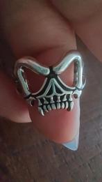 925 silver skull gothic viking ring, Sieraden, Tassen en Uiterlijk, Ringen, Ophalen of Verzenden, Dame of Heer, Zilver, Zilver