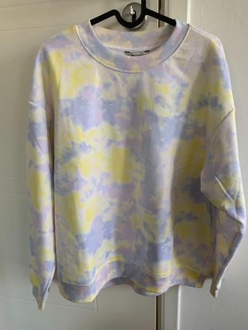 Monki pastel tie dye crewneck sweatshirt sweter trui maat M beschikbaar voor biedingen