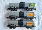 3 Liliput SBB-CFF Shell/BP tankwagons H0, Hobby en Vrije tijd, Modeltreinen | H0, Gebruikt, Gelijkstroom, Wagon, Ophalen of Verzenden