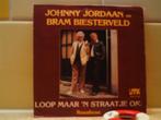 johnny jordaan / bram - loop maar 'n straatje om 19d, 7 inch, Single, Ophalen of Verzenden, Zo goed als nieuw