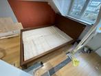 IKEA malm bed 2 persoons, Huis en Inrichting, Slaapkamer | Bedden, 160 cm, Bruin, Zo goed als nieuw, Hout