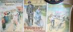 3 posters fietsen-/rijwielen. kroon, Gruno, Tourist., Ophalen, Rechthoekig Staand, Zo goed als nieuw, A1 t/m A3