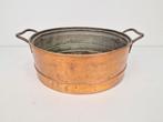 Vintage Franse koperen kookpot lectuurbak jampot ‘30, N, Ophalen of Verzenden, N, N