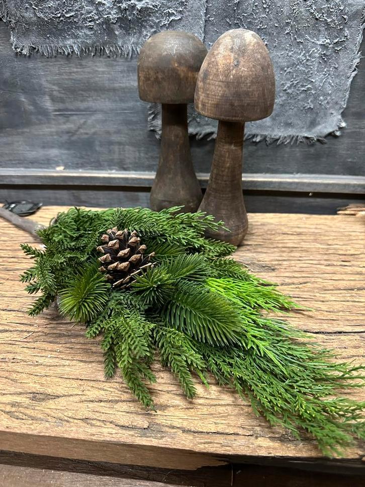 Toef dennenappel, Huis en Inrichting, Woonaccessoires | Kunstplanten en Kunstbloemen, Nieuw, Binnen, Ophalen of Verzenden