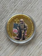 Militaire verzamelmunt, Ophalen of Verzenden, Landmacht, Amerika, Embleem of Badge