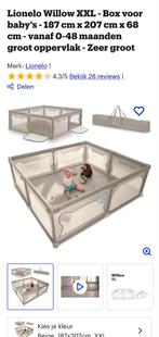 Lionelo Willow XXL baby playpen – size 187 cm, Ophalen of Verzenden, Zo goed als nieuw