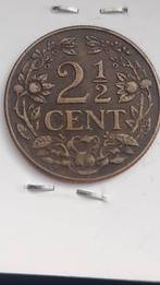 Prachtige 2 1/2 cent 1944 Curaçao, Postzegels en Munten, Munten | Nederland, Ophalen of Verzenden, Koningin Wilhelmina, Overige waardes