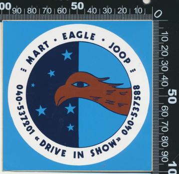 Sticker: Drive-in Show Eagle beschikbaar voor biedingen