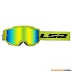 LS2 Charger Goggle, Fluor, Motoren, Kleding | Motorkleding, Ophalen of Verzenden, Nieuw met kaartje