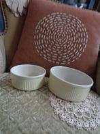 2 Pastel Gele Parafeu Schalen van Regout ** Mimosa **, Antiek en Kunst, Antiek | Servies los, Ophalen of Verzenden