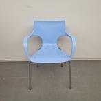 Acta design stoel - lichtblauw set van 4 stapelstoelen, Huis en Inrichting, Stoelen, Ophalen, Overige materialen, Gebruikt, Blauw