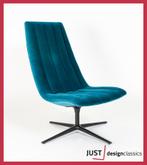 Walter Knoll Healey Lounge Chair Blauw Fluweel, Niet ingevuld, Zo goed als nieuw, Niet ingevuld, Niet ingevuld