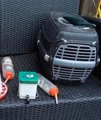 Waterfles drinker transportbox OPHALEN, Ophalen of Verzenden, Gebruikt, Drinken en Voederen