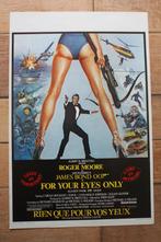 filmaffiche James Bond For Your Eyes Only filmposter, Rechthoekig Staand, Ophalen of Verzenden, Zo goed als nieuw, A1 t/m A3