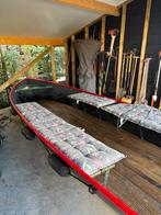 Sloep/vlet met 6 pk buitenboordmotor, Watersport en Boten, Ophalen, Zo goed als nieuw, Tot 10 pk, Staal