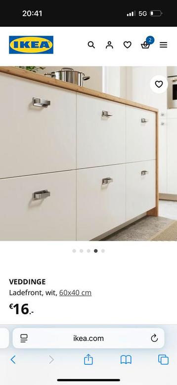 IKEA veddinge ladefronten 6x beschikbaar voor biedingen