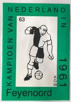 5 oude voetbalplaatjes Feyenoord kampioen van Nederland AGW, Verzamelen, Sportartikelen en Voetbal, Zo goed als nieuw, Poster, Plaatje of Sticker