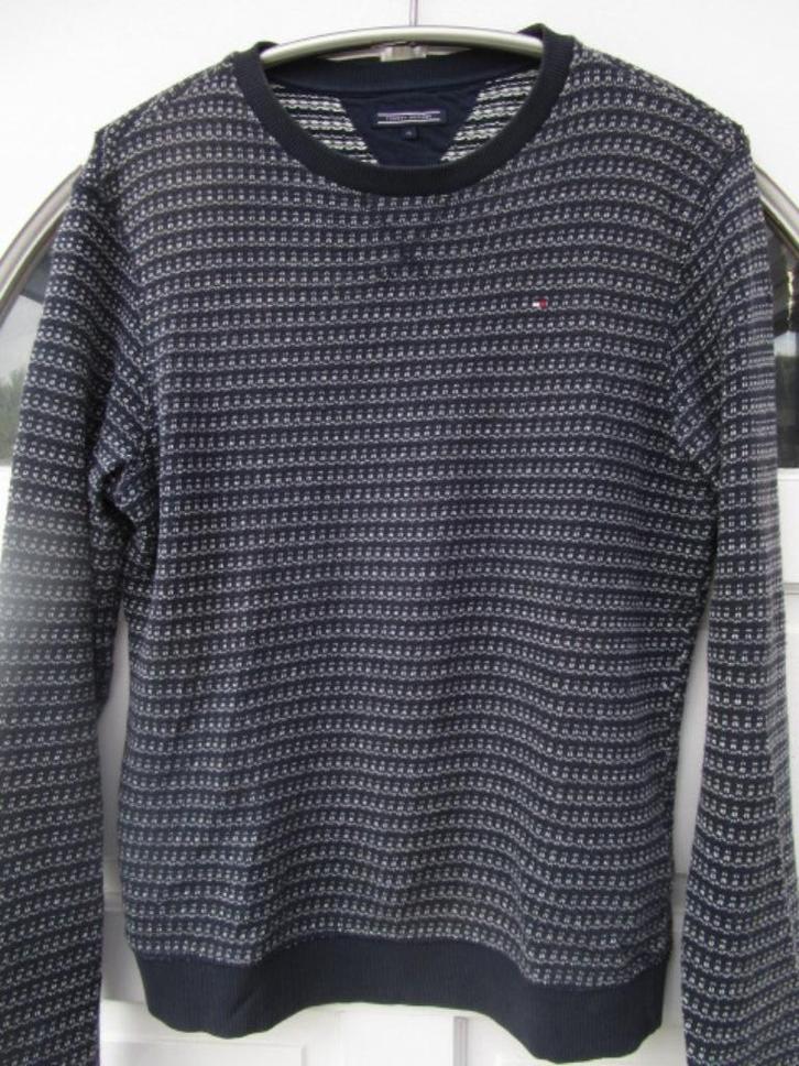 Mooie Tommy Hilfiger trui valt als heren M, Kleding | Heren, Truien en Vesten, Zo goed als nieuw, Maat 48/50 (M), Blauw, Ophalen