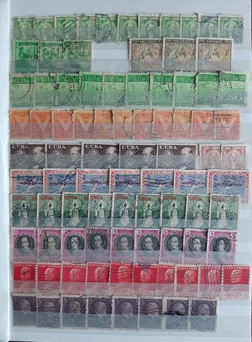 1 Kaart Oude klassieke Postzegels Cuba Nr. 6 Gestempeld beschikbaar voor biedingen