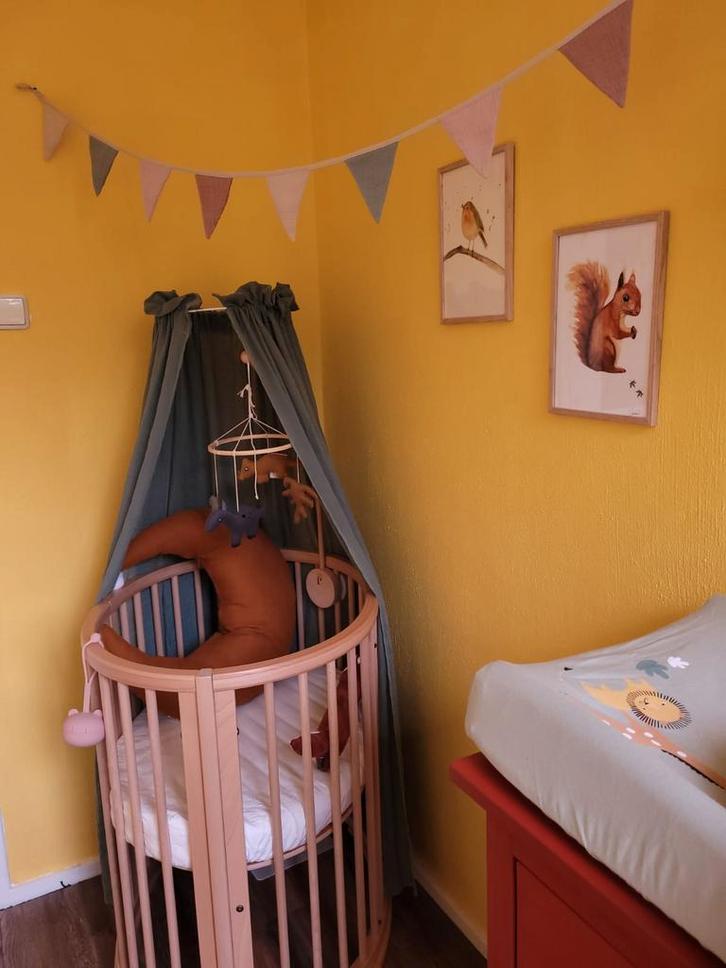 Stokke Sleepi wieg + matras - klaar voor ophalen, Kinderen en Baby's, Kinderkamer | Complete kinderkamers, Zo goed als nieuw, Jongetje of Meisje