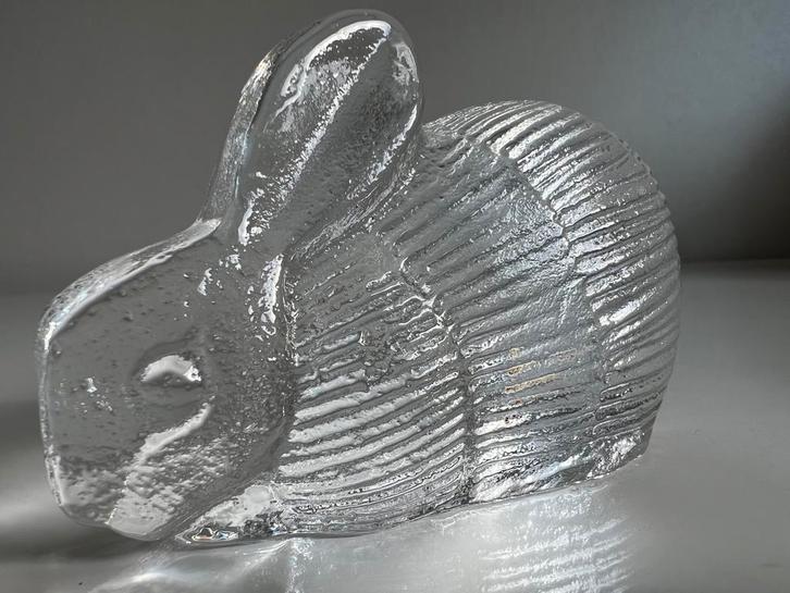 Vintage Lisa Larson~Royal Krona Konijn Art GlasDjur I Frihet, Antiek en Kunst, Kunst | Designobjecten, Ophalen of Verzenden