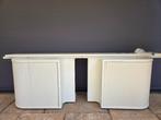 Witte Auping achterwand laag model, Ophalen, Gebruikt, 65 cm of meer, 70 cm of meer