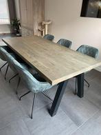 Eettafel eikenhout, Huis en Inrichting, Tafels | Eettafels, Ophalen, Eikenhout, 200 cm of meer, 50 tot 100 cm
