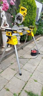 DeWalt afkort-trek-zaag met lang onderstel+ nieuw zaagbladOn, De Walt, Verzenden, Zo goed als nieuw, Afkortzaag