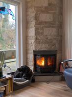 Barbas Panolux 52 Inzethaard met ventilatoren & gebogen Glas, Ophalen, Gebruikt, Houtkachel, Inbouw