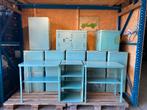 Stoere kookkist / kooktafel / vintage medische leger kist., Ophalen, Zo goed als nieuw, Campingtafel