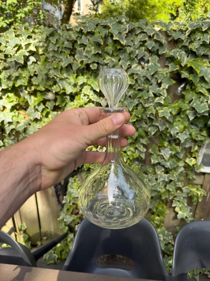 Glazen karaf met stop – klassiek model, Antiek en Kunst, Antiek | Glas en Kristal, Ophalen