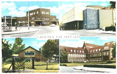 960605	Sittard	 Postzegel afgeweekt, Verzamelen, Ansichtkaarten | Nederland, Gelopen, Limburg, Ophalen of Verzenden