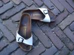 GRATIS VERZENDEN WITTE LAK MADRID BIRKENSTOCK SLIPPERS 36, Slippers, Verzenden, Wit, Zo goed als nieuw