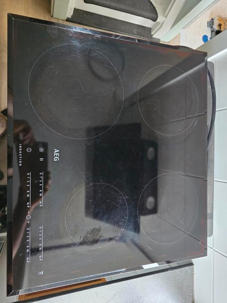 Inductie Kookplaat - Snel & Efficiënt!, Witgoed en Apparatuur, Kookplaten, Gebruikt, Inbouw, Inductie, 4 kookzones, Energieklasse A of zuiniger