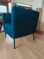 Skiftebo donkerblauwe fauteuil (Ikea Ekerö), Ophalen, 75 tot 100 cm, Zo goed als nieuw, 75 tot 100 cm