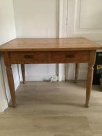 Oude landelijke grenen keuken/eettafel, Huis en Inrichting, Tafels | Eettafels, Ophalen, Gebruikt, 100 tot 150 cm, Vier personen