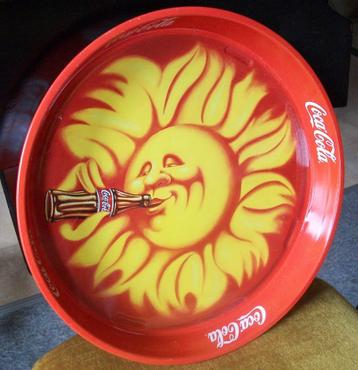 Vintage dienblad Coco Cola - themafeest / mancave / huisbar beschikbaar voor biedingen