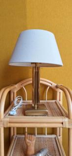 Vintage Empire style messing lamp, schemerlamp, tafellamp, Huis en Inrichting, Lampen | Tafellampen, Gebruikt, Vintage, Ophalen of Verzenden