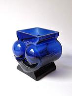 Uilen vaas van Lars Hellsten Skruf Zweden - Gesigneerd, Antiek en Kunst, Ophalen of Verzenden