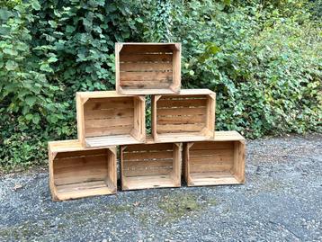 Houten Kratjes - 6 Stuks beschikbaar voor biedingen