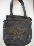 Damestas met mooie Ster - 2 Hengsels Zwart - Anokhi - netjes, Ophalen of Verzenden, Zo goed als nieuw, Zwart, Handtas