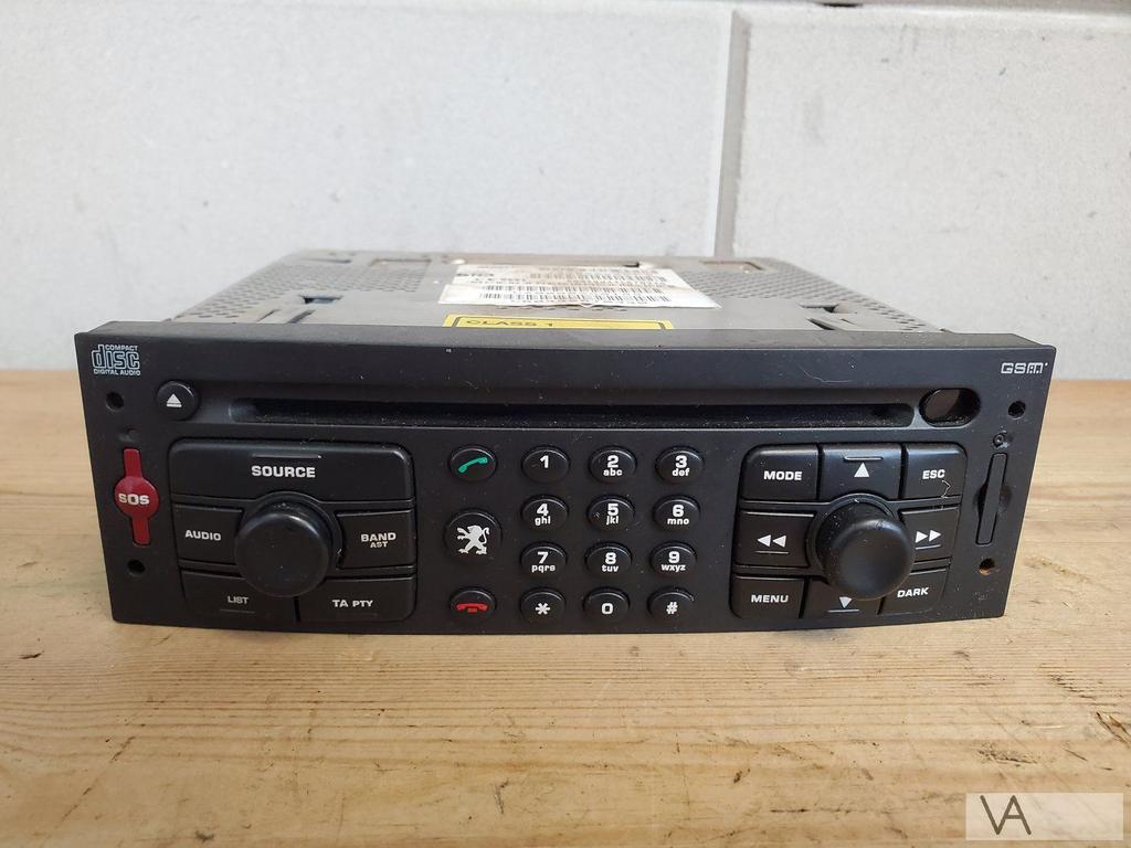 Peugeot 807 Citroen C8 radio met navigatie 14005552xt €100, Ophalen of Verzenden, Gebruikt, Peugeot